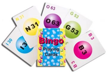 Bingo Playing Cards / Call-Out Cards, Numbered 1-75, (per deck)